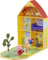 Peppa Pig - een draagbaar huis met een tuin geliefd bij alle kleintjes