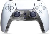 Controller Behuizing Cover Shell | Geschikt voor PS5 - Playstation 5 | Bescherming Skin | Grip | Camo Grijs