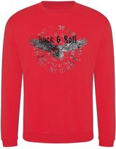 Sweater Rock and roll in my soul - Red (S)