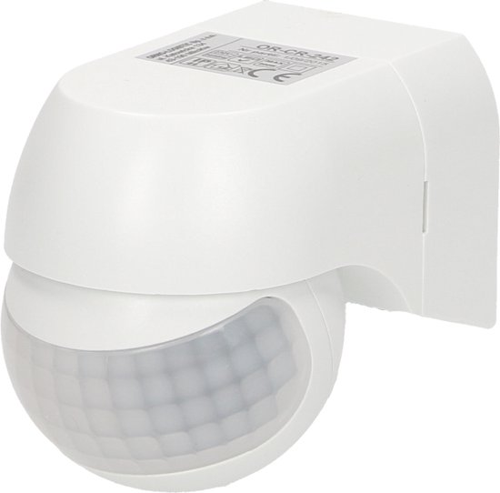 PIR Bewegingsmelder - Mini - LED - 180 ° Detectie - IP44 - Wit