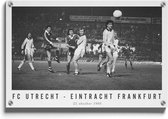 Walljar - FC Utrecht - Eintracht Frankfurt '80 - Muurdecoratie - Plexiglas schilderij