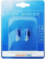 Powertec W5W 12V - Xenon Blue - Set