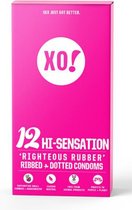 XO! - 'Righteous Rubber' Condooms | High Sensation (12 stuks) | plantaardige latex | veganistisch