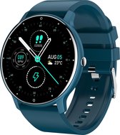 Kiraal Fit 5 - Smartwatch Women - Smartwatch Men - Podomètre - Plein écran - Fitness Tracker - Activity Tracker - Smartwatch Android & IOS - Blauw