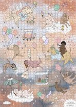 Candy Dreamland Unicorn Puzzel 1000 stukjes Volwassenen - eenhoorn puzzels - Legpuzzels van The Friendly