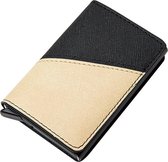 LYCAZ Portemonnee creditcard/pinpas Handig 2 kleuren Zwart/Beige