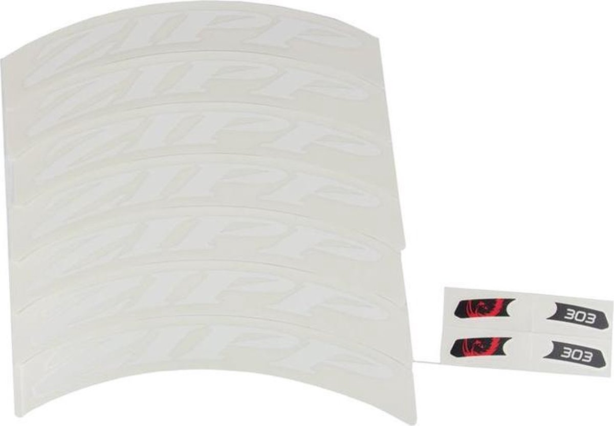 Zipp Decal Rim 303 Sticker Wit