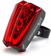 Lifetime Fietsachterlicht - 5 LED - Laser