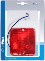 Pro Plus Mistachterlicht - 75 x 85 mm - Rood - E9 Gekeurd - blister