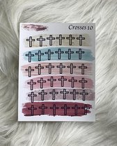 Mimi Mira Creations Functional Planner Stickers Crosses 10