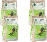 Happy Home Shell sand - Couvre-lit pour oiseaux - 4 x 5 kg