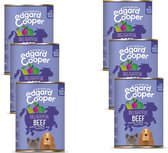 Edgard & Cooper Boite Patée Chien Adulte Sans Cereales Nourriture Naturelle 400g x 6 Bœuf & Canard Frais, Alimentation saine savoureuse et équilibrée, Protéines de qualité