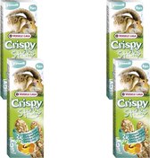 Versele-Laga Crispy Sticks Hamster&Eekhoorn - Knaagdiersnack - 4 x Fruit 2x55 g