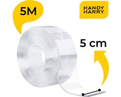 HANDY HARRY® Nano Tape 5M*5CM  - Dubbelzijdige Tape - Dubbelzijdig Magic Nano Gekko Grip Tape