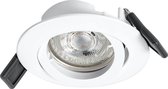 LEDVANCE Spotverlichting: voor plafond, RECESS DOWNLIGHT TWISTLOCK GU10 / 4,30 W, 220…240 V, stralingshoek: 36, Warm White, 2700 K, body materiaal: aluminum, IP20