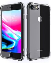 Hozard® Apple iPhone 8 Anti-Shock TPU - Shock Proof - Extra Stevig Case Transparant