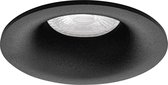 Premium Inbouwspot Warmglow Assar Zwart Verdiepte ronde spot Philips Warm Glow Met Philips LED