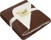 James and Nicholson Plaid Cosy Hearth Bruin 130 x 180 cm