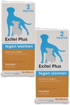 No Worm No Worm Exitel Hond - Anti wormenmiddel - 2 x 2 tab Vanaf 0.5 Kg Small