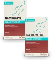 No Worm Pro Hond-M - Anti wormenmiddel - 2 x Medium Vanaf 5 Kg