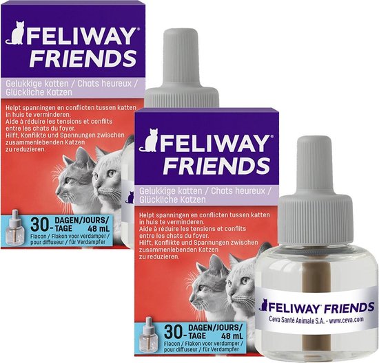 FELIWAY Friends – Anti Conflit pour Chat - Recharge 48 ml 