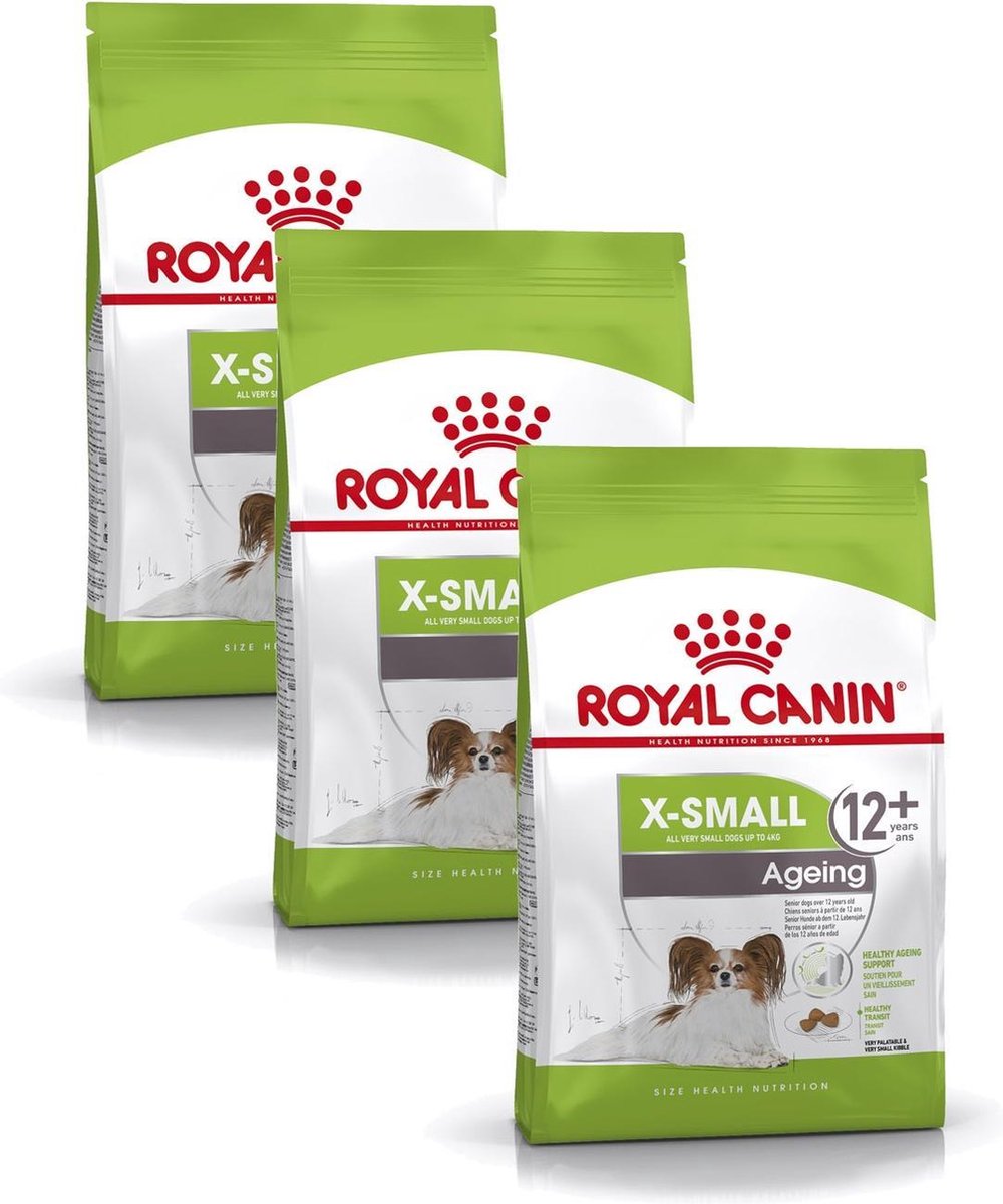 Royal Canin X-Small Ageing 12plus - Hondenvoer - 3 x 1.5 kg - Royal Canin