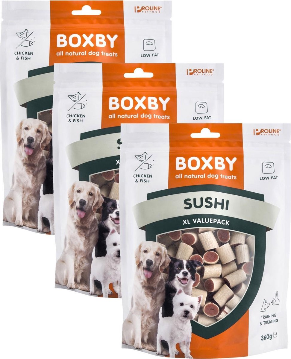Proline Boxby Original - Hondensnacks - 3 x 360 g Valuepack