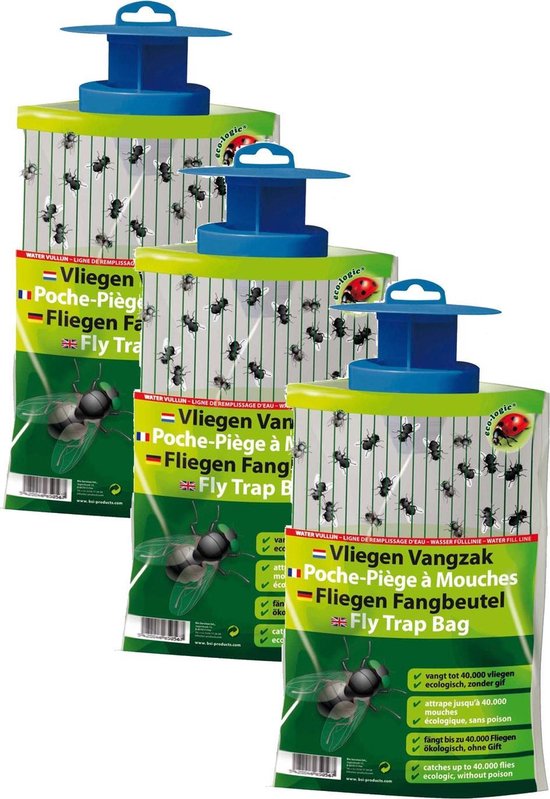 Bsi Vliegen Vangzak - Insectenbestrijding - 3 x per stuk