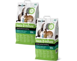 Back-2-Nature Bedding & Litter - Bodembedekking - 2 x 20 l