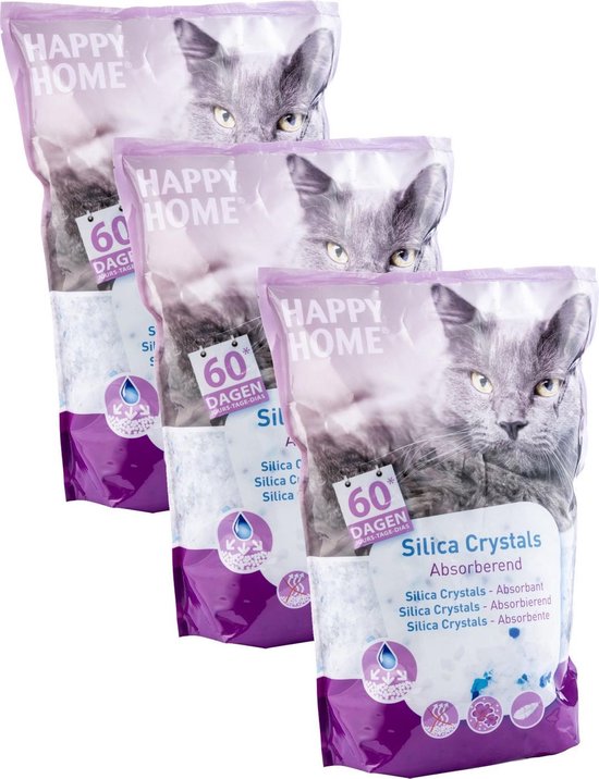 land verwijderen gas Happy Home Solutions Hygienic Crystals Light Plus - Kattenbakvulling - 3 x  7 l | bol.com