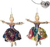 2 stuks Kerst ballerina's (hangers)