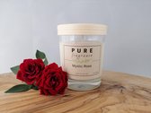 Pure Fragrance - Geurkaars in glas - Mystic Rose - roos - rozengeur