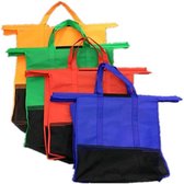 Boodschappentassen - winkelwagentje tas - boodschappentassen 4 stuks - Boodschappentas Trolley Bags