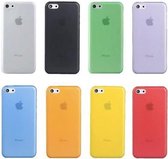 Tikawi Lot 8 Cases voor Iphone X / XS [Transparant - Zwart - Blauw - Roze - Rood - Oranje - Groen - Geel] [Dun 0.3mm en Licht]