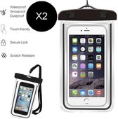 Tikawi X2 Universele Zwarte Waterdichte Case Cover iPhone 8 Plus / X / XR / XR MAX / 7/7 Plus, Sony, HTC, Huawei, Wiko Beschermende Tas