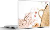 Laptop sticker - 14 inch - Roze - Zonnebril - Jumpsuit - 32x5x23x5cm - Laptopstickers - Laptop skin - Cover
