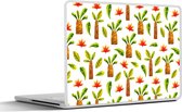 Laptop sticker - 11.6 inch - Jungle - Bladeren - Patronen - 30x21cm - Laptopstickers - Laptop skin - Cover