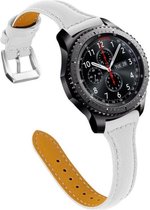 Bracelet Smartwatch - Convient pour Samsung Galaxy Watch 46 mm, Samsung Galaxy Watch 3 45 mm, Gear S3, Huawei Watch GT 2 46 mm, Garmin Vivoactive 4, 22 mm Bracelet de montre - Cuir PU - Fungus - Femelle - Wit