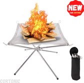 Cortonic Folding Fire - Opvouwbare Vuurkorf - Kampvuur en BBQ