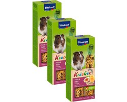 Vitakraft Cavia Kracker - Knaagdiersnack - 3 x Fruit