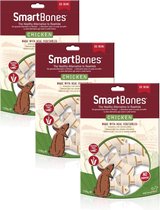 Smartbones Classic Bone Chews Kip - Hondensnacks - 3 x Mini