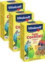 Vitakraft Parakeet Fruit Cocktail - Snack Bird - 3 x 200 g