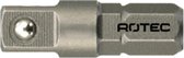 Adapter C 6,3 x 25mm x 1/4-4-kt. met kogel - 8200010