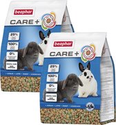 Beaphar Care + Rabbit - Nourriture pour lapin - 2 x 1,5 kg