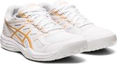 Asics Upcourt 4 Sportschoenen - Maat 37.5 - Vrouwen - Wit/Oranje