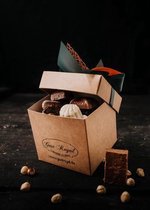 Doosje Belgische Chocolade - pralines met praliné vulling 1 kg - Ambachtelijk vervaardigde bonbons - Chocolade geschenkset