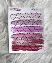 Mimi Mira Creations Functional Planner Stickers Hearts 11