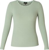 YEST Annebel Jersey Shirt - Greyed Mint - maat 42