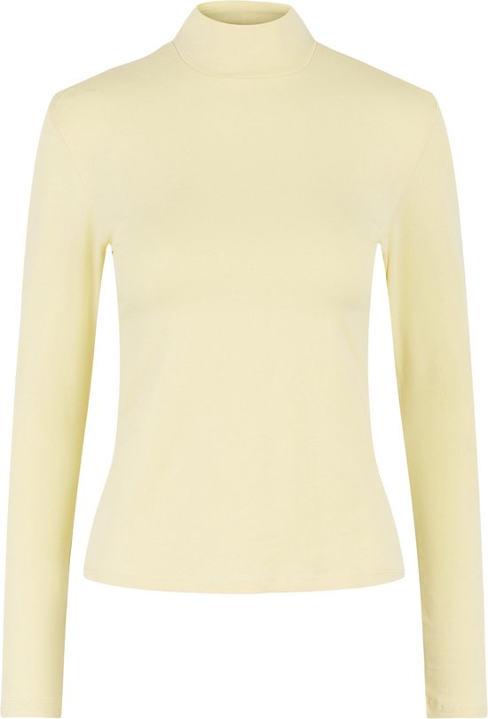 Pieces T-shirt Pckajsa Ls T-neck Top Bc 17119878 Golden Fleece Dames Maat - S