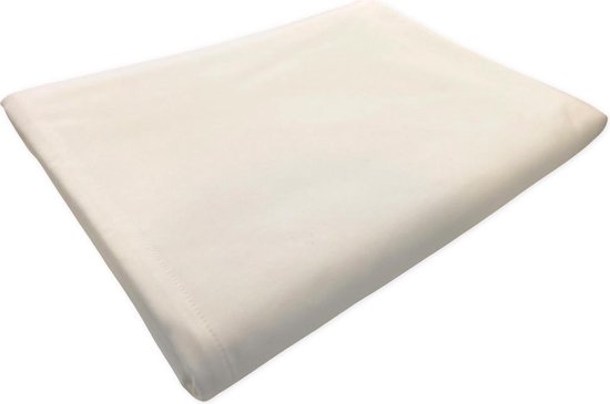 Damast tafelkleed ivoor 150 x 400 (Hotelkwaliteit: 250 gr/m2) - off white - 100% katoen